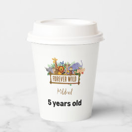 Forever Wild Birthday Paper Cups Pappbecher