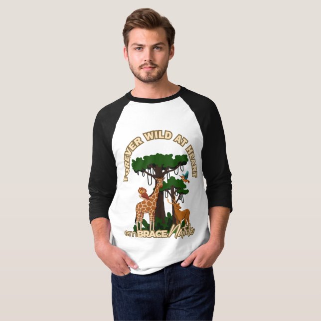 Forever Wild im Herzen T-Shirt (Vorne ganz)