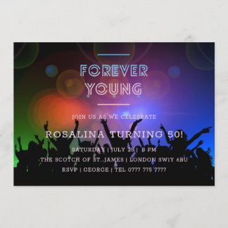 Forever Young Dance Club| Geburtstag Einladung
