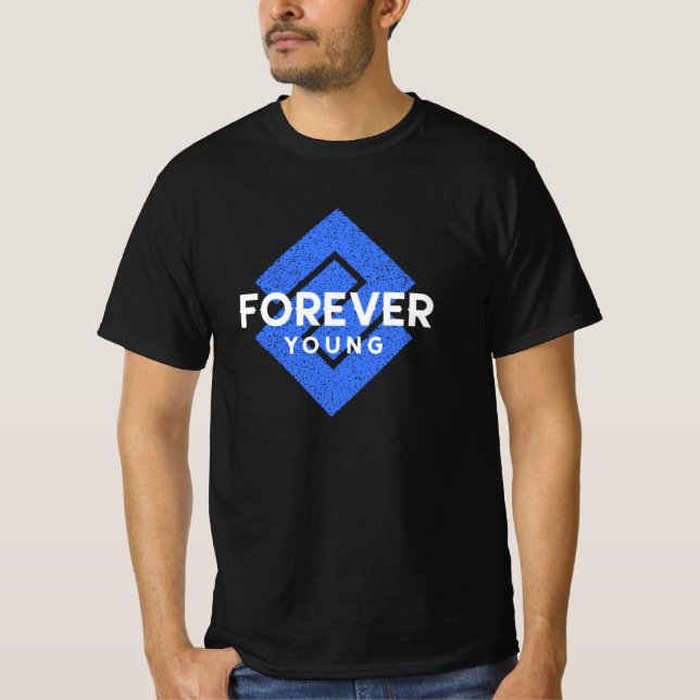 FOREVER YOUNG - Men's T-Shirt (Vorderseite)