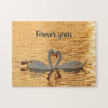 "Forever Yours" Swan Couple bei Sunset Fotografy