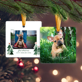 Forever Zuhause First Christmas Pet Rescue Foto Keramikornament