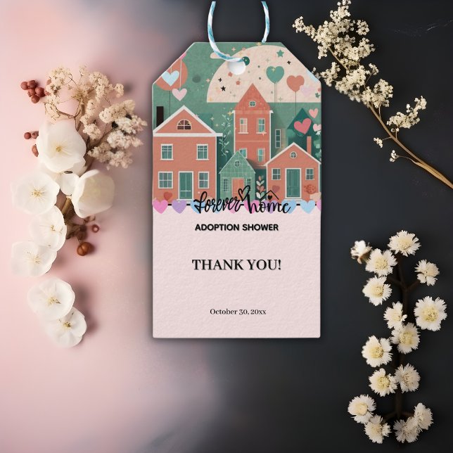 Forever Zuhause Pastel Hearts Adoption Foster Show Geschenkanhänger (Von Creator hochgeladen)