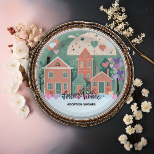 Forever Zuhause Pastel Hearts Adoption Foster Show Pappteller