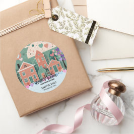 Forever Zuhause Pastel Hearts Adoption Foster Show Runder Aufkleber