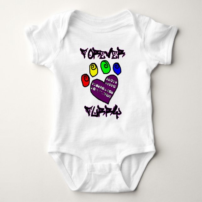 Forevery Pelz Baby Strampler (Vorderseite)