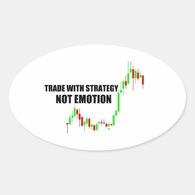 Forex Day Trader Collection Ovaler Aufkleber (Vorderseite)
