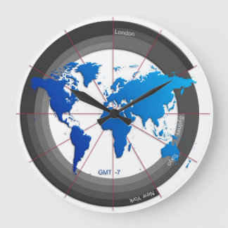 Forex Markets Timezone Clock GMT-7 Große Wanduhr