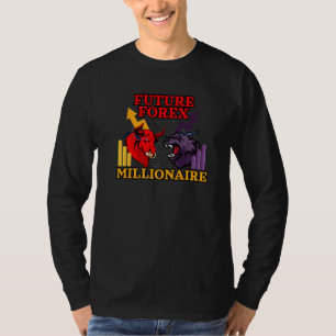 Forex Millionär Inspiriert Bull Vs Bear verwandt f T-Shirt