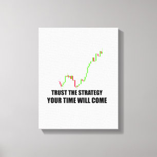 Forex Trader Gestrickte Canvas Print Leinwanddruck