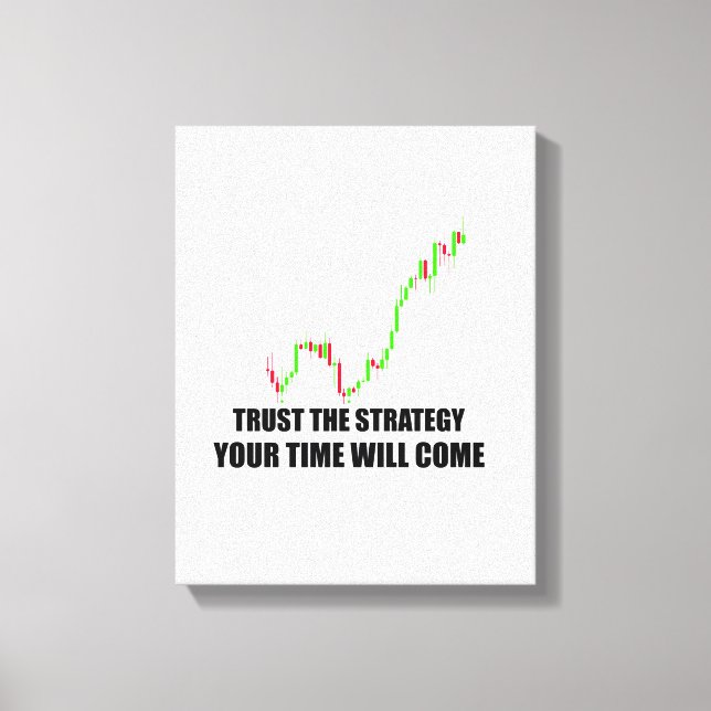Forex Trader Gestrickte Canvas Print Leinwanddruck (Vorderseite)