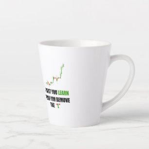 Forex Trader Mindset Latte-Tasse Milchtasse