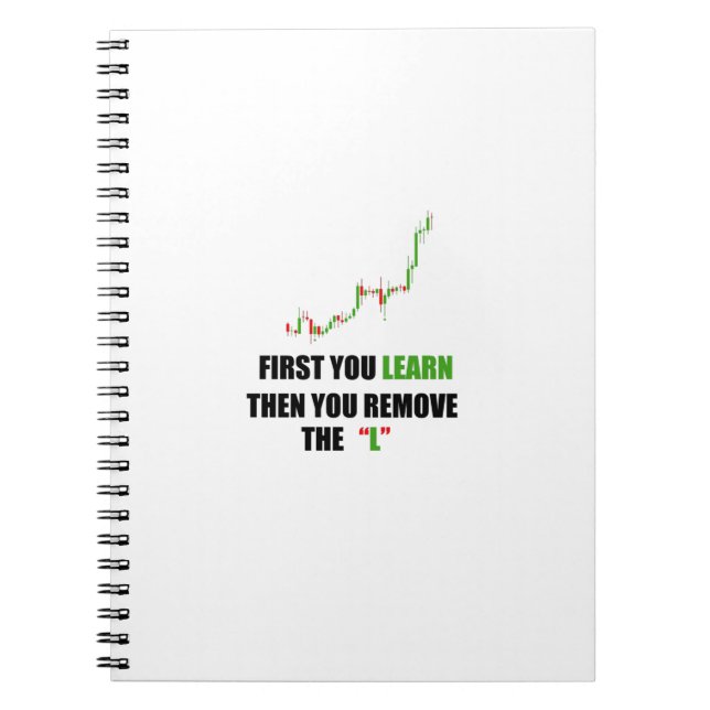Forex Trader mindset Spiral Foto Notebook Notizblock (Vorderseite)