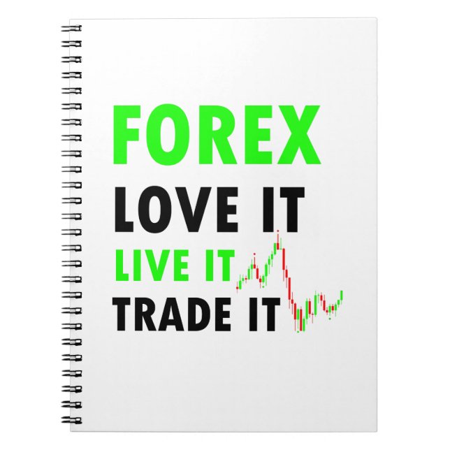Forex Trader Spiral Foto Notebook Notizblock (Vorderseite)