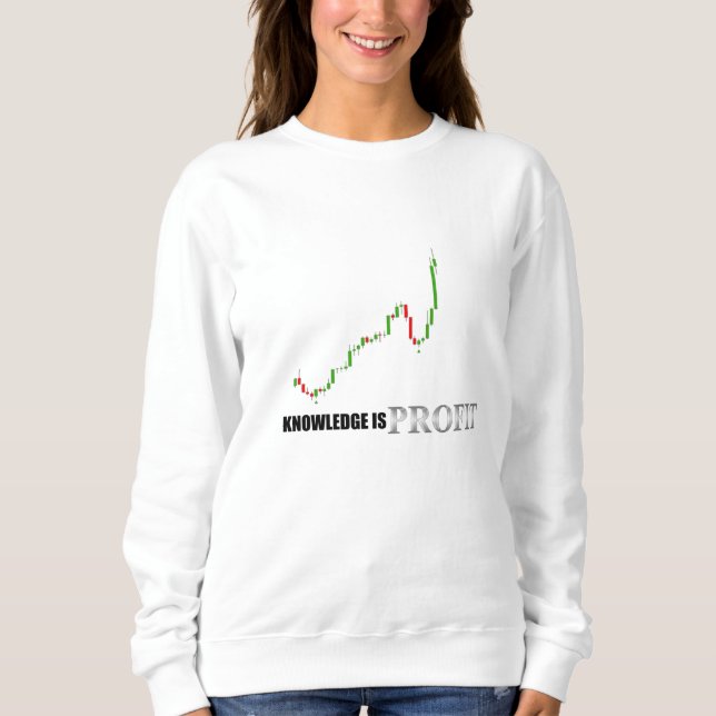 Forex Wissen ist Gewinn T - Shirt (Vorderseite)