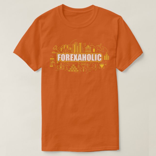 Forexaholic Funny Forex Pip Trader Geschenk T-Shirt (Design vorne)