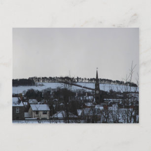 Forfar in the Snow Postkarte