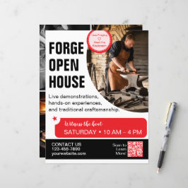 Forge Open House-Schmiedeflyer 