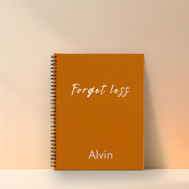 Forget Less – Notebook Quotes Notizbuch
