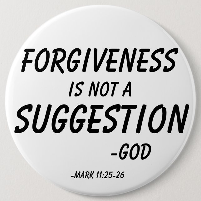 FORGIVENESS ist kein Vorschlag Anpassen Button (Vorderseite)