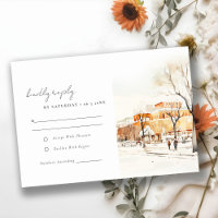 Forgo North Dakota City Scape Wassercolor Wedding