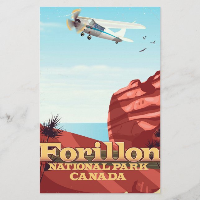 Forillon National Park, Kanada Reiseplakat Briefpapier (Vorderseite)