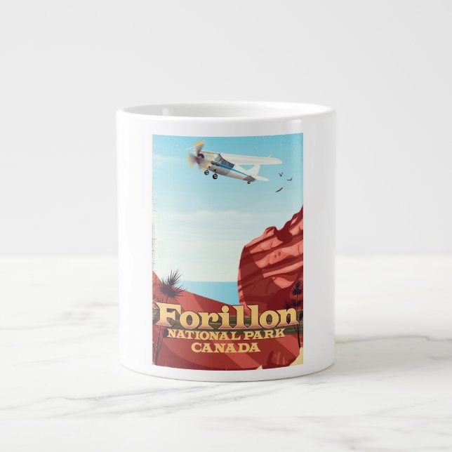 Forillon National Park, Kanada Reiseplakat Jumbo-Tasse (Vorderseite)