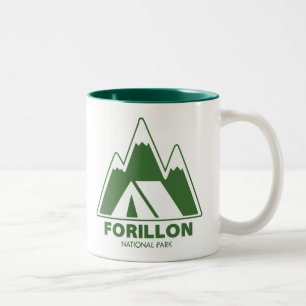 Forillon National Park Mountains Camping Zweifarbige Tasse