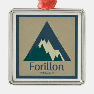 Forillon National Park Rustic Ornament Aus Metall