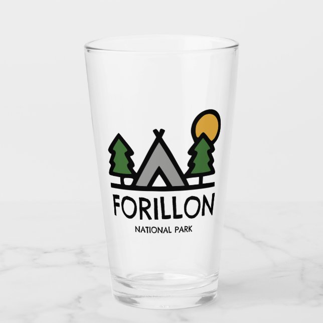 Forillon-Nationalpark Glas (Vorderseite)