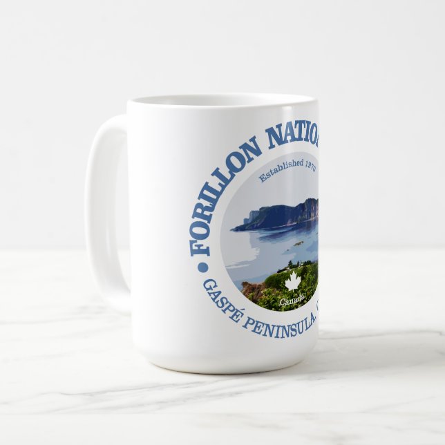 Forillon-Nationalpark Kaffeetasse (Vorderseite Links)
