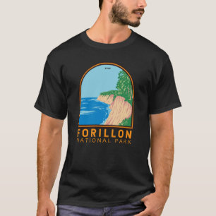 Forillon Nationalpark Kanada Vintage Kunst T-Shirt