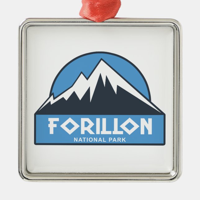 Forillon-Nationalpark Ornament Aus Metall (Vorne)