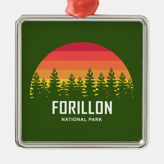 Forillon-Nationalpark Ornament Aus Metall (Vorne)