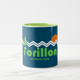 Forillon Nationalpark Retro Zweifarbige Tasse