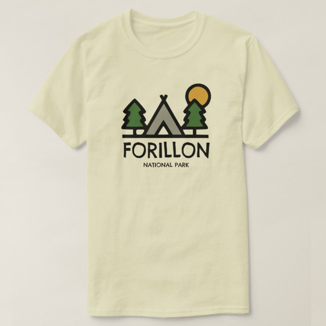 Forillon-Nationalpark T-Shirt (Design vorne)
