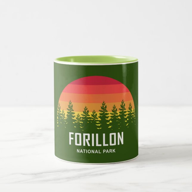 Forillon-Nationalpark Zweifarbige Tasse (Mittel)