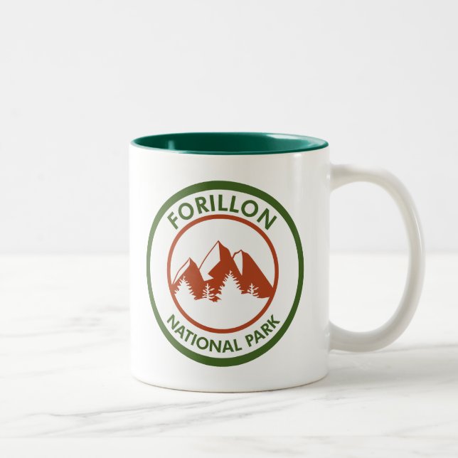 Forillon-Nationalpark Zweifarbige Tasse (Rechts)