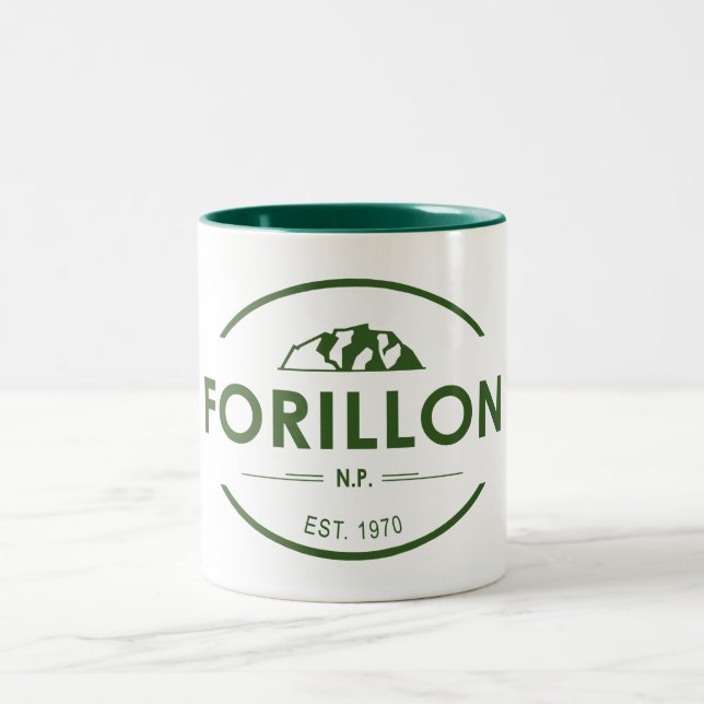 Forillon-Nationalpark Zweifarbige Tasse (Mittel)