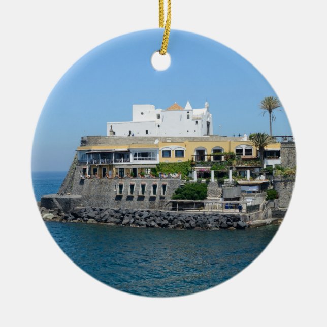 Forio d'Ischia Verzierung Keramik Ornament (Vorne)