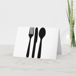 fork knife spoon icon karte