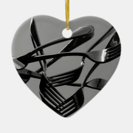 Fork Levitation Keramikornament