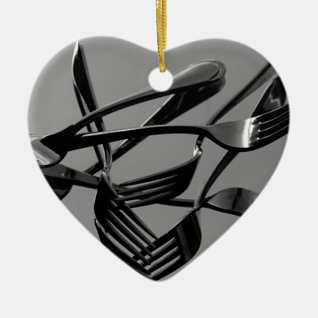 Fork Levitation Keramikornament (Vorne)