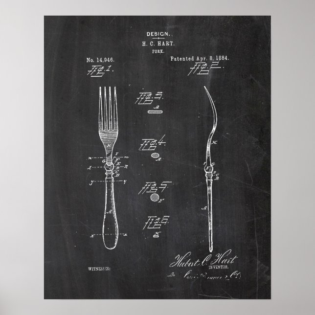 Fork Patent Poster (Vorne)
