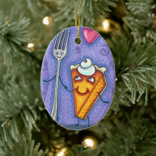 FORK & PUMPKIN PIE, FÜR EINEN ANDEREN GEFÜHRT, ROM KERAMIK ORNAMENT