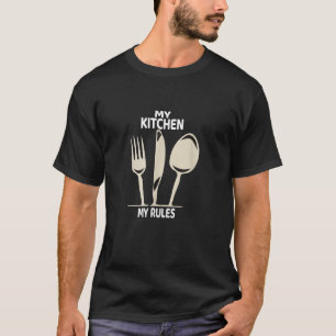 Fork Spoon Knife was für eine Farbe ist mein Witz T-Shirt