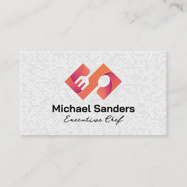 Fork Spoon | Restaurant-Logo | Koch Visitenkarte