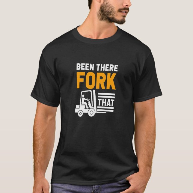 Forklift Driver Warehouse Betreiber T-Shirt (Vorderseite)