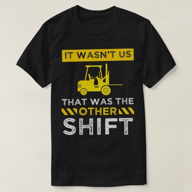 Forklift Operator Stacker Logistik Geschenk T-Shirt (Design vorne)
