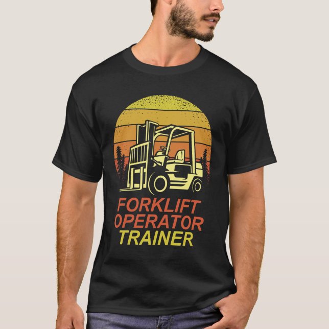 Forklift Operator Trainer T-Shirt (Vorderseite)